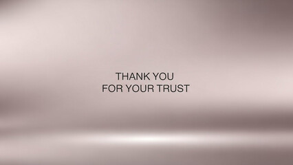 Gratitude message with elegant background and thank you text