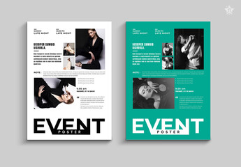 Simple Event Flyer Poster Leyout