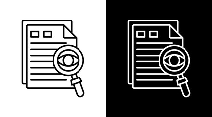 Transparency  White Icon Set Design