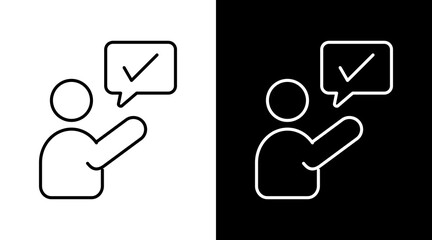 Truth White Icon Set Design