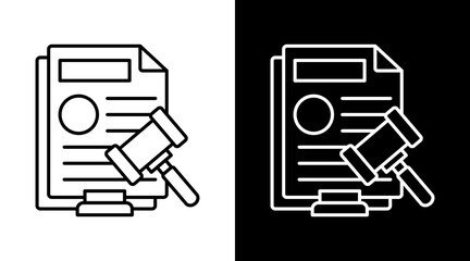 Regulation White Icon Set Design