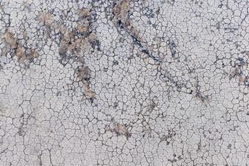 地面に敷かれた古びたマット、背景素材