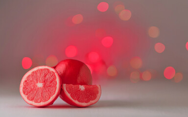 Composici&oacute;n minimalista con color fuerte sobre fondo neutro, espacio para texto.	