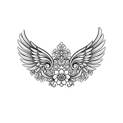 Obraz premium eagle with wings