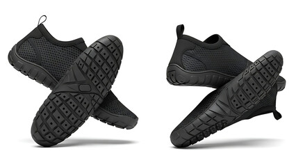 Water Shoes For Swimming Beach Mockup Quick Dry Floating