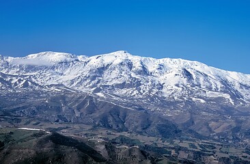 View of Lefka Ori, Crete, Greece