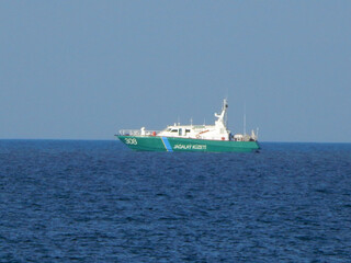 Obraz premium Border patrol boat.