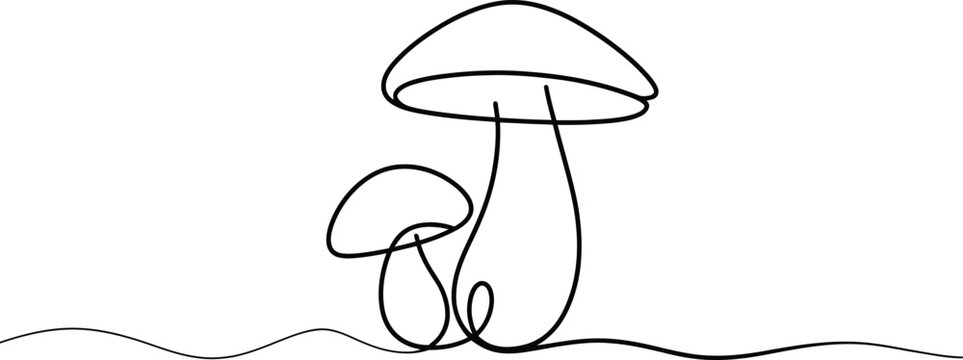 Mushrooms vector 