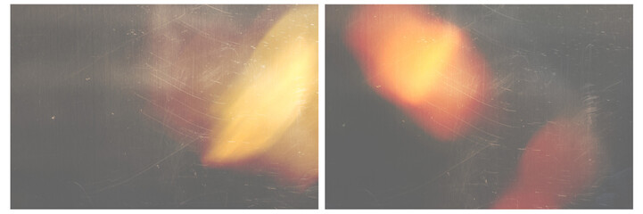 light leak overlay effect with scratch dust and blur orange light leaks, retro grain noisy film distressed texture light leak flare on black background, old film projector, background with rays