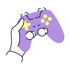 A hand drawn illustration showing a game controller © SmashingStocks