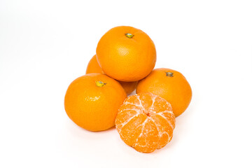 皮を剥いたみかん