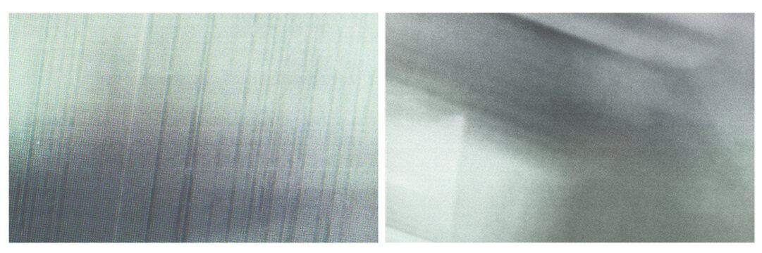 Vignette grunge gradient texture background realistic cutout on transparent background. Noise grainy gradient texture effect cutout. Grainy gradient texture rough texture overlay effect. Png