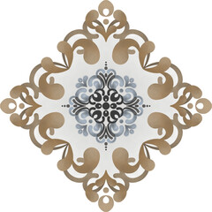 ornamental round lace pattern