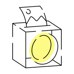 A hand drawn style illustration showing tokenization