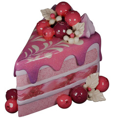 Pink Cake Sweet Dessert Celebration