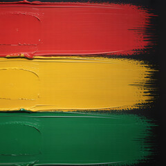 Vibrant color blocks, Black History Month design, 