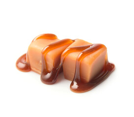 Caramel candies and caramel topping
