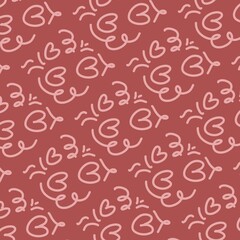 seamless pattern with hearts use for background, wallpaper, or any design