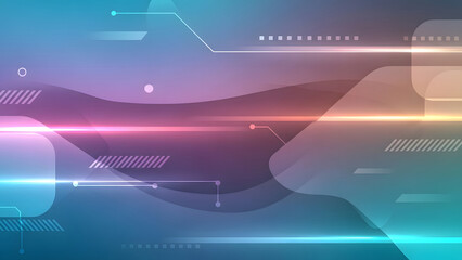 Dynamic Digital Flow Background, Abstract Background.