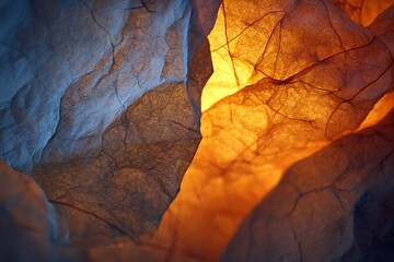 Abstract Paper Texture with Contrasting Colors