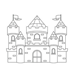 Castle Line Art