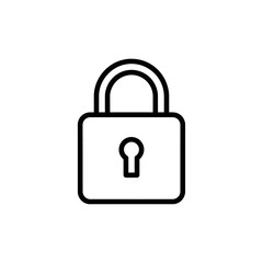 Secure Lock Icon for Privacy and Security Representation in Digital Contexts