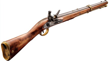 Vintage Firearm Close-Up on Display