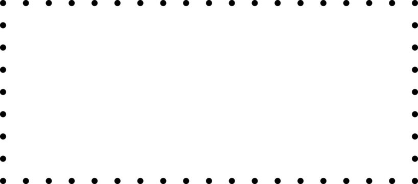 Dotted rectangle Line Frame