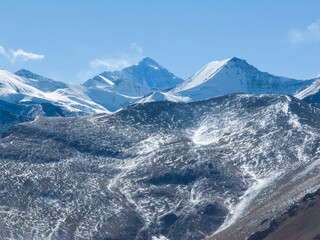 Mount Everest landscape in tibet, China