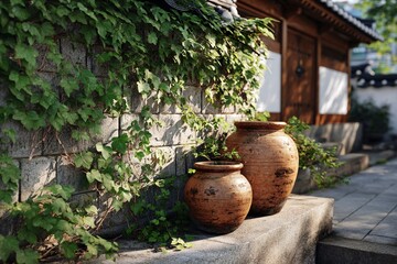 항아리가 있는 풍경