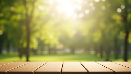 Easter outdoor scene with sunlight shining through trees
