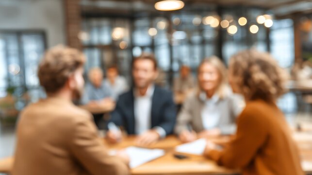 Exploring new horizons anonymous landlord meeting with prospective tenants in daytime