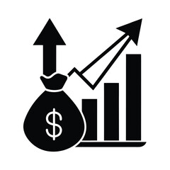 Profit Revenue Growth Icon