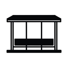 Public Bus Stop Icon