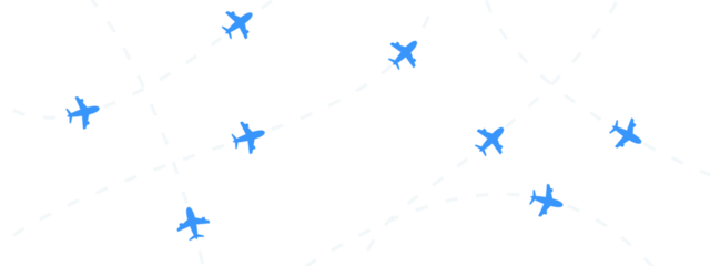 Airplane flight path background. Air travel background design with flight path pattern. Modern airplane travel pattern vector illustration. Flight route vector illustration. Airplane on dashed line