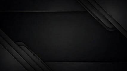 Dark Abstract Geometric Background with Shadow and Depth Modern Minimalist Design.