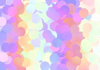 Abstract Pastel Dot Pattern Backdrop - Vibrant Polka Dot Background for Web and Print Design