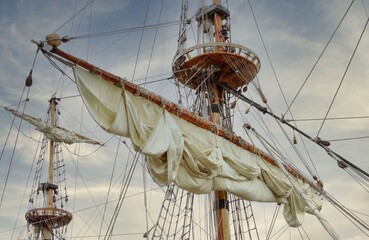 Old sailing ship