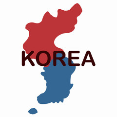  korea,map 