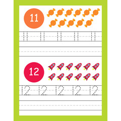 Counting worksheet activities for kids page 17