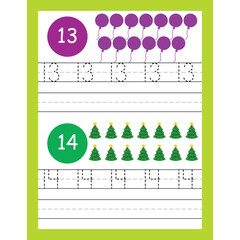 Counting worksheet activities for kids page 18