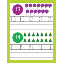 Counting worksheet activities for kids page 18
