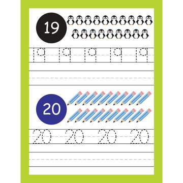 Counting worksheet activities for kids page 21