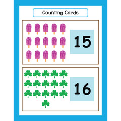 Counting worksheet activities for kids page 27