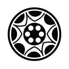 Reels Loop Circular Icon