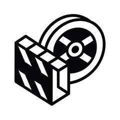 Reels Playlist Simple Icon