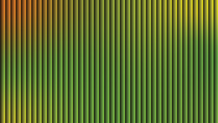 Obraz premium Vibrant gradient background with vertical lines in shades of green yellow and orange hues