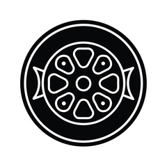 Reels Sticker Neon Icon