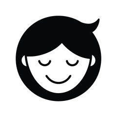 Relaxed Smile Face Icon