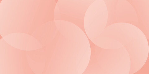 Soft Peach Abstract Background With Overlapping Circles And Gentle Gradient For Design Projects eps10